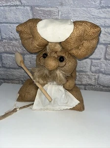 Vintage Stuffed Vesrpreim Burlap Mouse Hungary - Picture 1 of 7