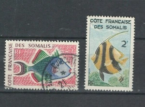 SOMALIA French AFRICA COLONIES FISH -  MARINE LIFE USED  STAMPS LOT (SOM 542) - Picture 1 of 1