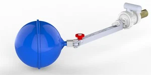 FixTheBog Thomas Dudley Side Tetra PT.3 Float Valve with Brass Tail and float - Picture 1 of 3