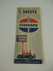 Vintage 1940'S Standard Oil South Dakota Gas Station Travel Road Map~Box E6