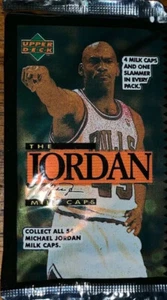Michael Jordan Upper Deck Milk Caps Pogs 1995 sin abrir Chicago Bulls - Imagen 1 de 2