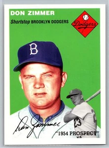 1994 Topps Archives 1954 #258a Don Zimmer S in Dodgers not cut off Dodgers - Picture 1 of 2
