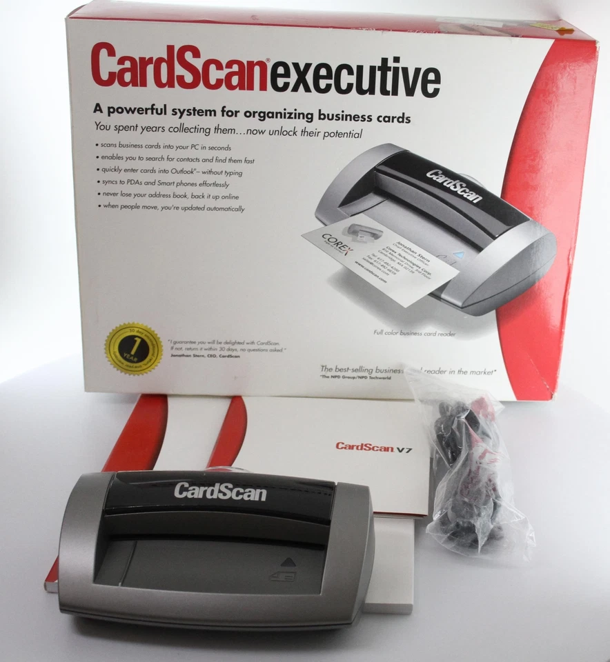 Boxed CardScan Executive 700 Compact Business Card Scanner (CS-A07170-ENG) - Image 1 of 1