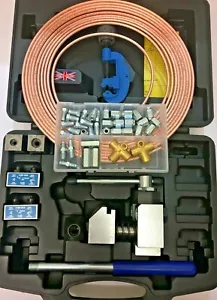 Land Rover Series 1 2 3 Brake Pipe Set Plus Vice Flaring Tool - Picture 1 of 8