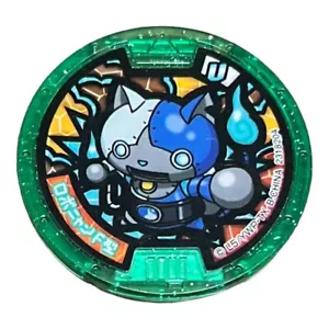 YoKai Watch Robonyan F Medals Green Holo Medal Japanese Yo-kai - Picture 1 of 1