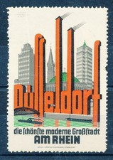 306816) Vignette Düsseldorf schöne morderne Großstadt am Rhein 