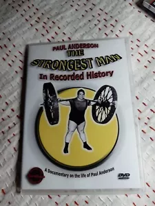 THE STRONGEST MAN IN RECORDED HISTORY.PAUL ANDERSON.2005. Dvd.Reg 0. VGC - Picture 1 of 3