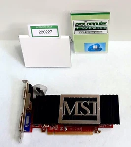 Grafikkarte für PC / MSI GeForce / NX8400GS-TD512EH / 512 MB DDR2 / MS-V116 - Bild 1 von 5
