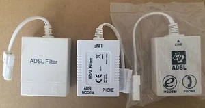 3x ADSL Telephone Phone Microfilter Splitter BT ,Sky ,Talktalk Sameday Dispatch - Picture 1 of 1