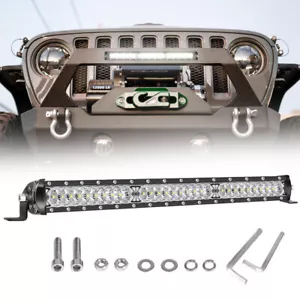 18inch 270W LED Light Bar Dual Row Spot Flood Combo Work UTE Truck SUV vs 20'' - Foto 1 di 12