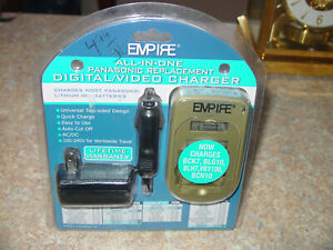 Empire Panasonic All-In-One Replacement Digital Video Charger New in blister