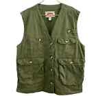 Vintage Red Ridge Mountain Hunting Vest Utility Fishing Vest Army Green Mens Xl