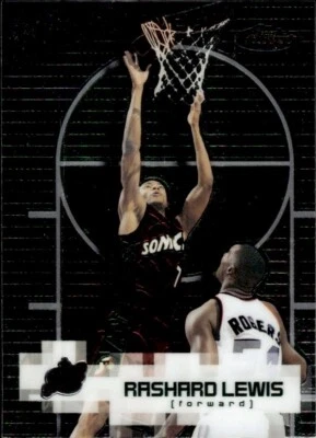 2000-01 Finest #82 Rashard Lewis Seattle SuperSonics Basketball - Image 1 of 2