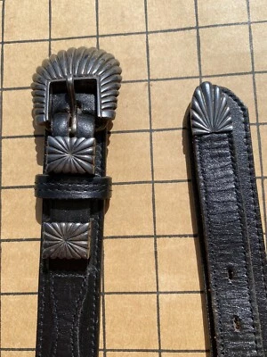 Набор серебряных пряжек для ремня в стиле вестерн Дэн Оливер навахо 925 - Изображение 1 из 4