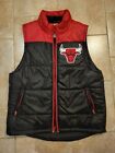 Mitchell & Ness Chicago Bulls Men's Jacket Vest Black Red Men's Size L