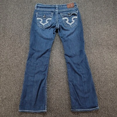 Big Star Jeans Women 30R (Fits 32x31) Remy Low Rise Flap Pocket Bootcut Cowgirl - Image 1 of 4