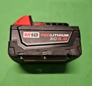 Milwaukee 48-11-1850 M18 18-Volt Li-Ion XC Extended Capacity Battery Pack 5.0Ah - Picture 1 of 3