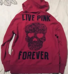 Sudadera con capucha calavera rara VS PINK - Imagen 1 de 4