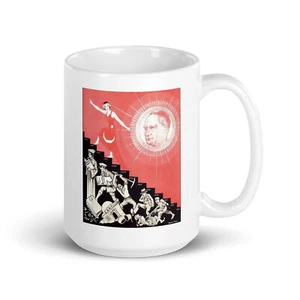 Cartel anticomunista turco taza blanca brillante - Imagen 1 de 7