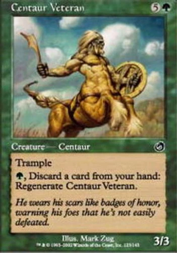 Centaur Veteran - Foil ~ Moderately Played Torment MTG Magic UltimateMTG Green C - Image 1 of 1