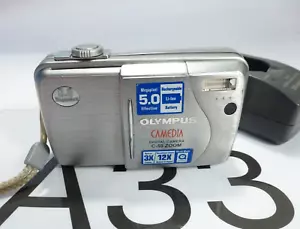 Olympus Digital Camera Camedia C-50 Zoom 5.0MP Silver refm - Picture 1 of 5