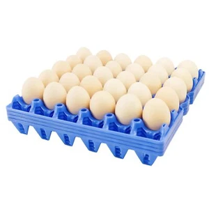 4-Pack Plastic Egg Trays Stackable Egg Cartons 30-Egg Flats Home Chicken Use - Picture 1 of 5