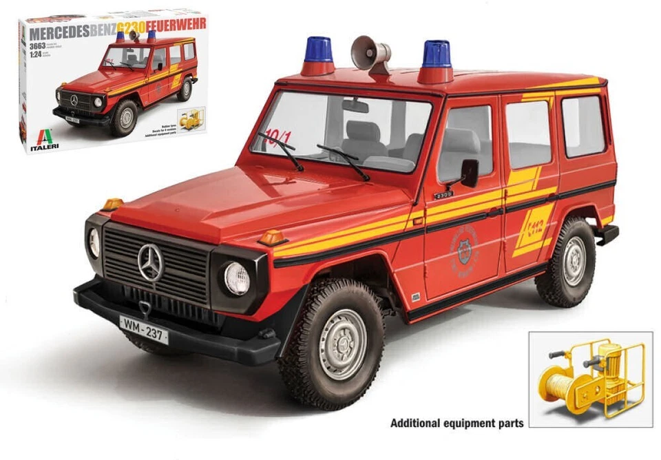 MERCEDES G230 FEUERWHER KIT 1:24 - Immagine 1 di 1
