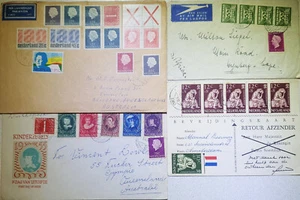 1955 - 1970 Nederland Bulk Estate FDC x 4 - Picture 1 of 1