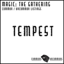 Magic the Gathering: Tempest - SINGLES - Commons/Uncommons MTG