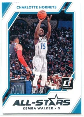 Insertos Donruss All-Stars Kemba Walker Charlotte Hornets 2017-18 Foto 1 de 2