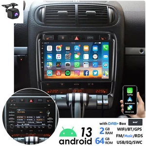 DAB+ 64G Android 13 CarPlay Für Porsche Cayenne 9PA 2002-2010 Autoradio GPS WIFI - Bild 1 von 14