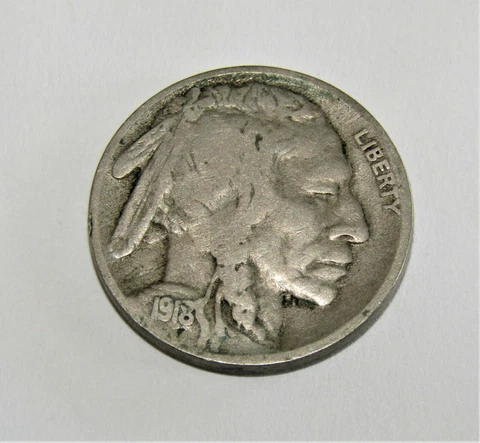 1918-S BUFFALO Nickel ERROR Clashed Die Cover