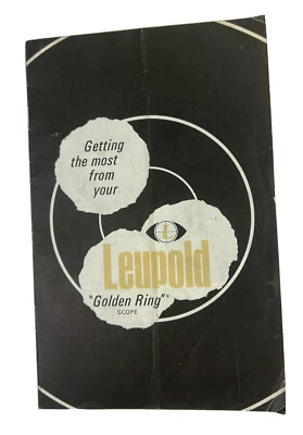 LEUPOLD GOLDEN RING SCOPES 1970 instruction manual - Image 1 of 4