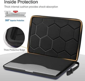 FINPAC Laptop Tasche Hartschalen Hülle für 16 Zoll MacBook Pro 2023-2019 & 15,6 - Bild 1 von 4