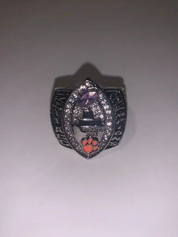 2011 Clemson Tigers Championship Replica Souvenir Player Ring Size 11 Cover
