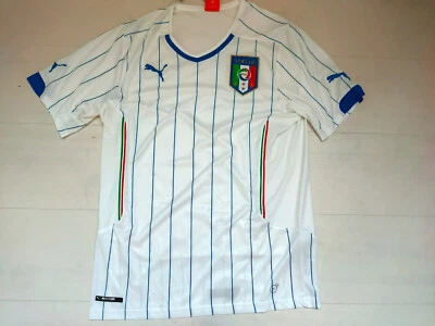7430 PUMA ITALIA MAGLIA GARA AWAY MONDIALI CALCIO 2014 COPPA DEL MONDO 744291 - Immagine 1 di 2