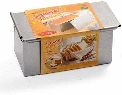 Tiger crown a pan-type silver 95 Ã— 190 Ã— 95mm square bread mold 1 loaf stee Foto 1 de 4