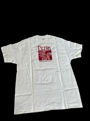 Camiseta Hanes Beefy Vintage XL Ponto Único Petra Moda Feita Nos EUA Anos 90 - Imagem 1 de 4