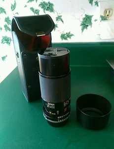 VINTAGE TAMRON ADAPTALL 2 CF TELE MACRO 1:3.8 1:4/210 80-210 mm, Hood & Case - Picture 1 of 9