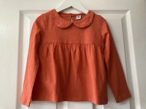 NEW ARRIVAL 🧡 BNWOT Orange Collared Tunic Top Toddler Girls 2-3 Years By TU - Picture 1 of 6