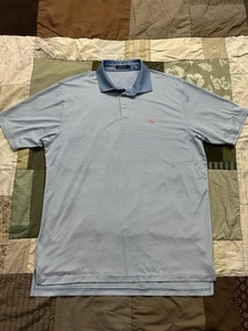 Southern Marsh Performance Polo Shirt Mens Size XL Blue Striped Short Sleeve - Picture 1 of 9