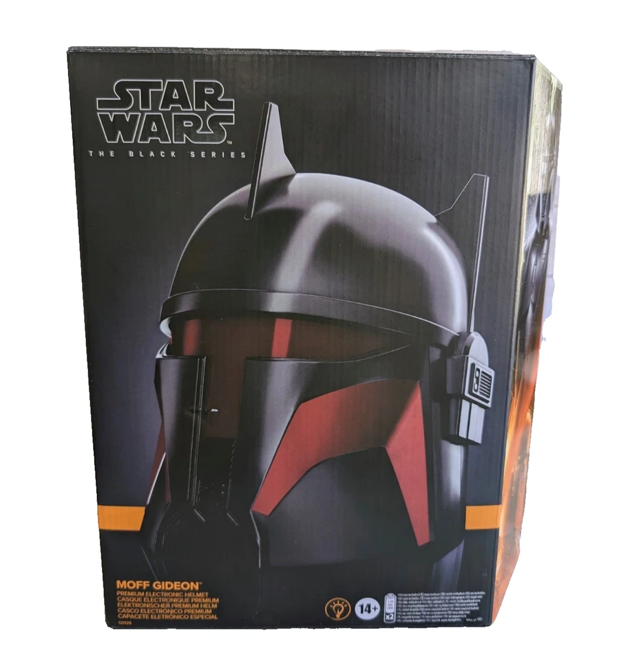 hasbro star wars moff gideon electronic helmet action figure replica