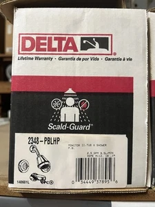 Delta 2348-PBLHP Monitor II Press Bal TUB&SHWR Polished Brass (Handles Sold Sep) - Picture 1 of 1