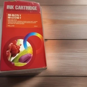 Ink Cartridge for Brother Printer RB-OLC75 M RB-LC1240 Yellow - Picture 1 of 5