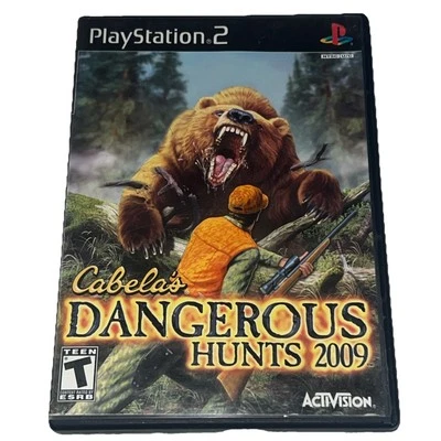Cabela's Dangerous Hunts 2009  Sony PlayStation 2 Very Good Tested CIB! - Image 1 of 4