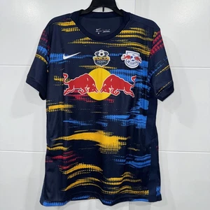 Nike RB Leipzing Jersey 2021/22 M Men's Soccer Shirt Dri-FIT Red Bull Blue - Picture 1 of 10