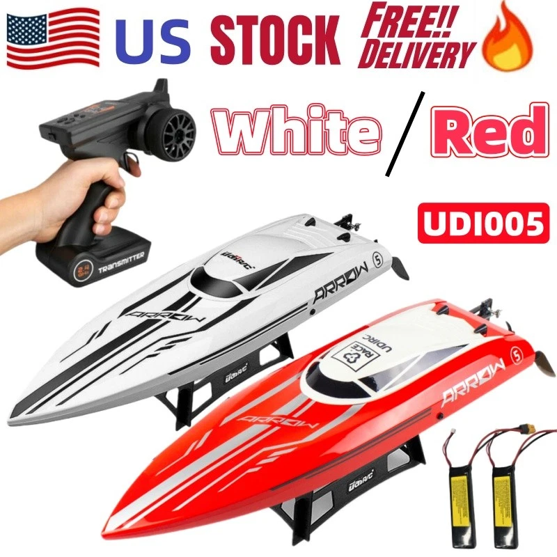 New 30MPH High Speed RC Boat 2.4Ghz Remote Control Brushless UDI005 Racing Boats - Image 1 of 1