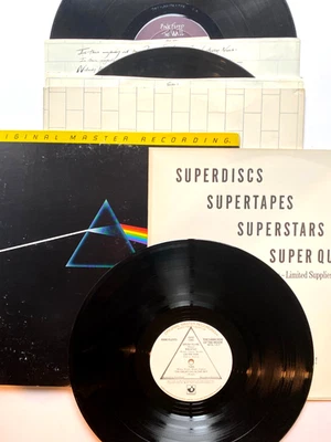 PINK FLOYD MFSL THE ORIGINAL MASTER DARK SIDE of the MOON DSOTM & WALL 3 LP LOT - Image 1 of 4