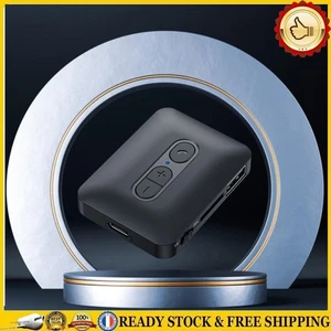 Bluetooth-Compatible 5.4 Music Audio Adapter 3.5MM AUX with Mic for Car TV PC *N - Afbeelding 1 van 12