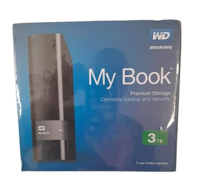 Western Digital My Book Desktop External Hard Drive Back Up for 3TB Model (04) - Afbeelding 1 van 6